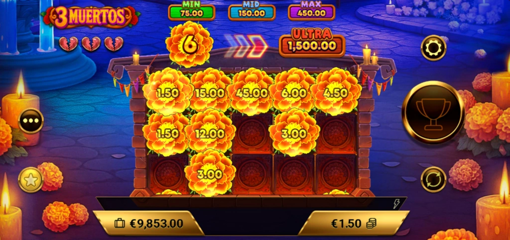 3 Muertos - Cash Collect Bonus